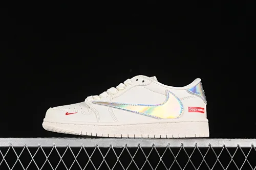 All categories Air Jordan Jordan series basketball shoes Air Jordan 1 Low High-end customized low-top sneakers Travis Scott x Fragment Design x Air Jordan 1 Low OG SP AJ1 Joe 1 Supreme joint-off-white colorful low-top cultural casual sneakers CF3688-015
